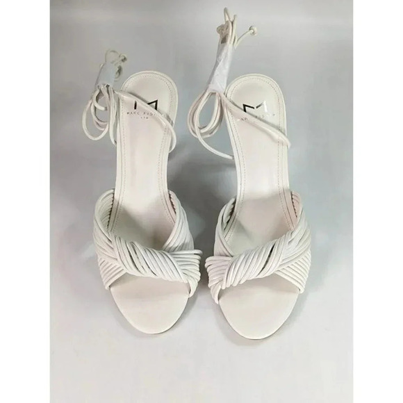 Marc Fisher Women's Brista Almond Toe Strap Heel Sandals Size 5.5 (MSRP $150) - Picture 4 of 9
